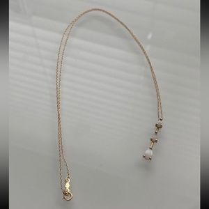 10k Yellow Gold Opal Necklace
